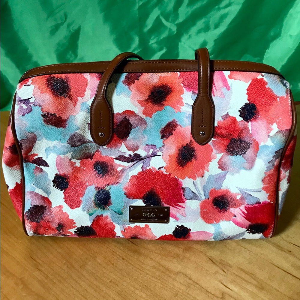 Lauren Ralph Lauren Women’s Floral Tote Shoulder Bag